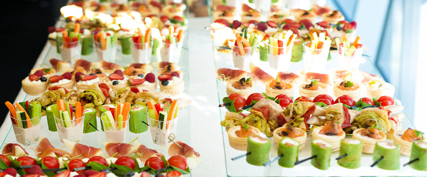 Frutas en conserva para eventos