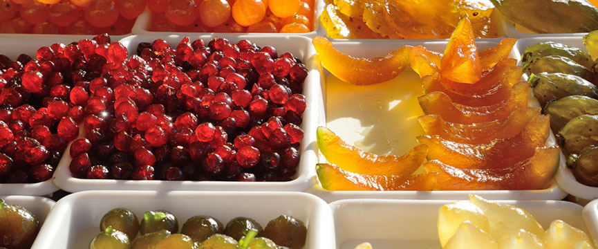 Fruta confitada al por mayor Fruta confitada al por mayor