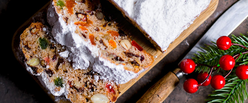 Fruta confitada en Navidad