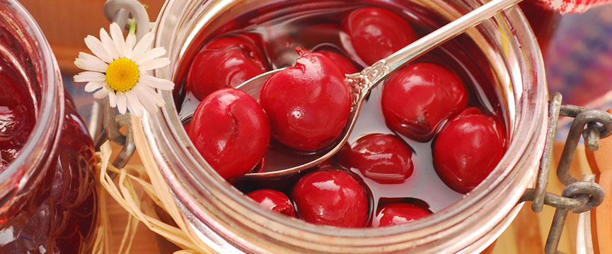 Cerezas en conserva