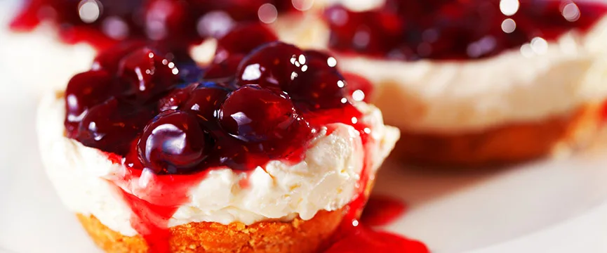 Applications of preserved cherries coming from our preserved fruit factory in Spain.