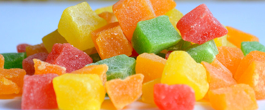 How to use candied fruit cubes