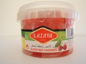 Glace red cherries retail