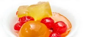 Difference between candied fruit and frosted fruit