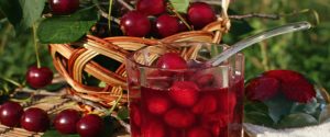 Cherries in syrup or fresh cherries