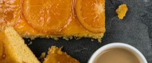 Orange in syrup slices